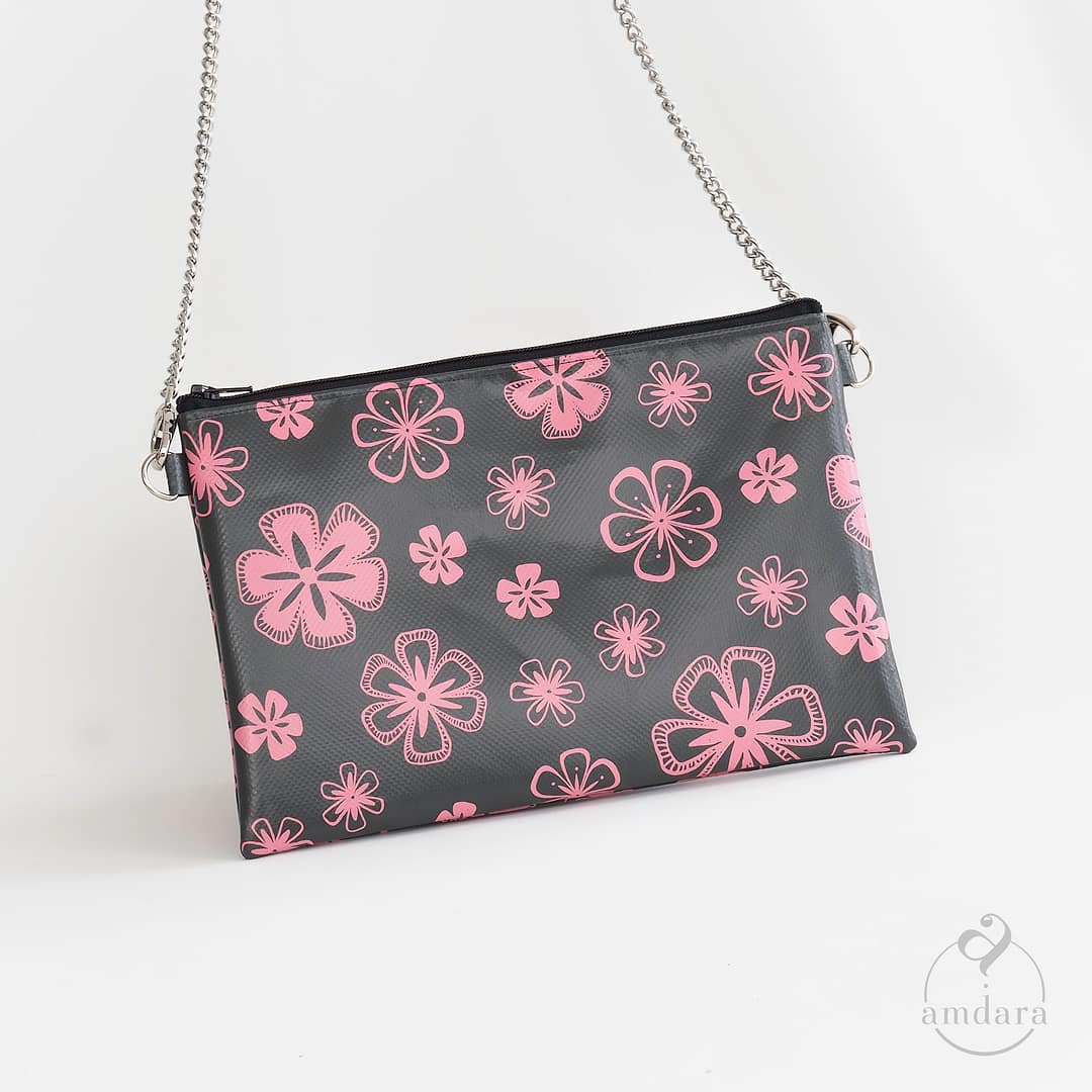 Kleine Handtasche, Mini Handtasche, Umhängetasche, Crossbody Bag aus Blache