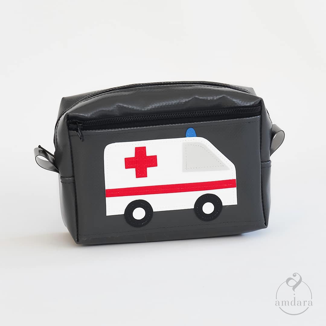 Kleine Apotheke, Notfalltäschchen, Erste Hilfe Täschchen aus Blache
