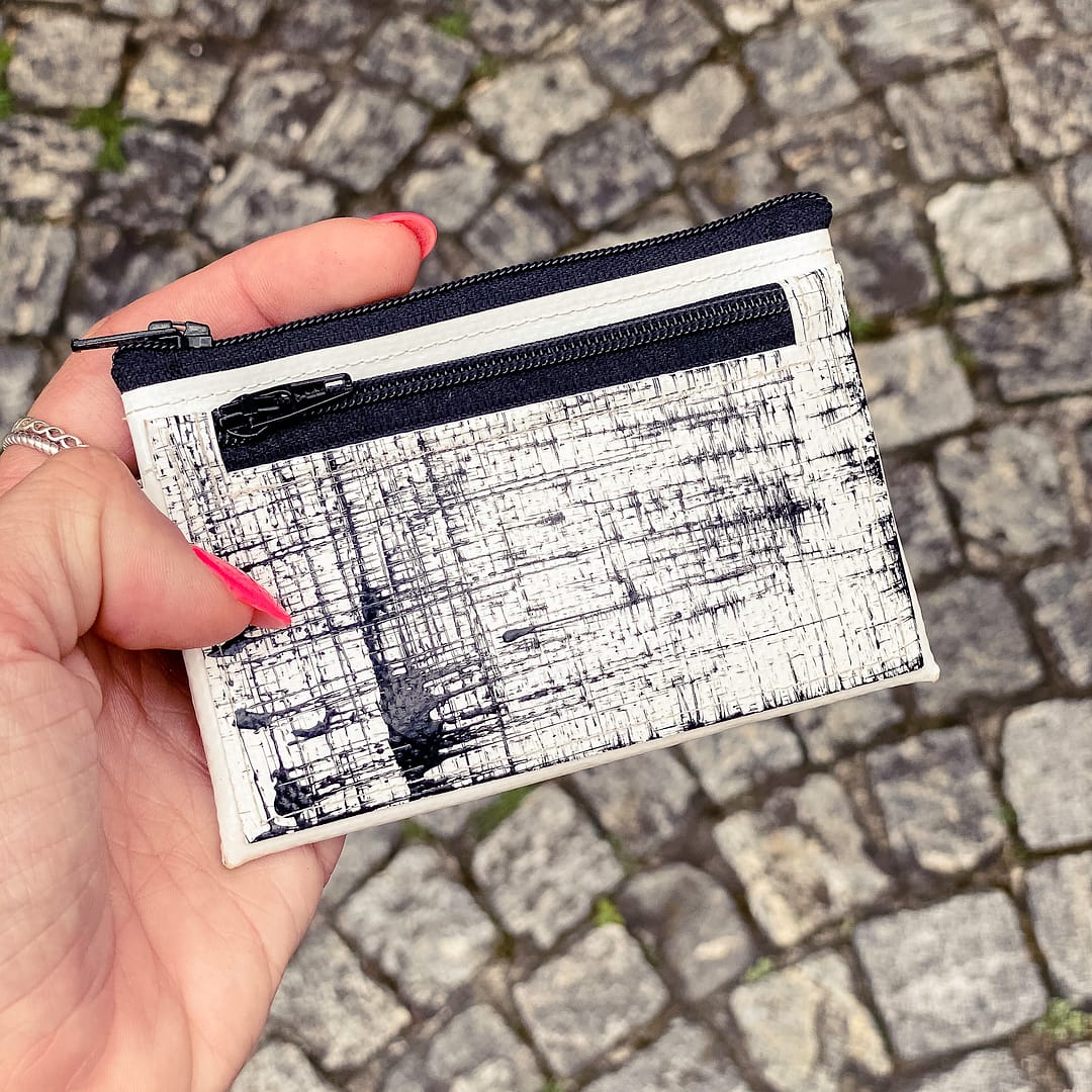 Portmonee klein, Badiportmonee aus Blache