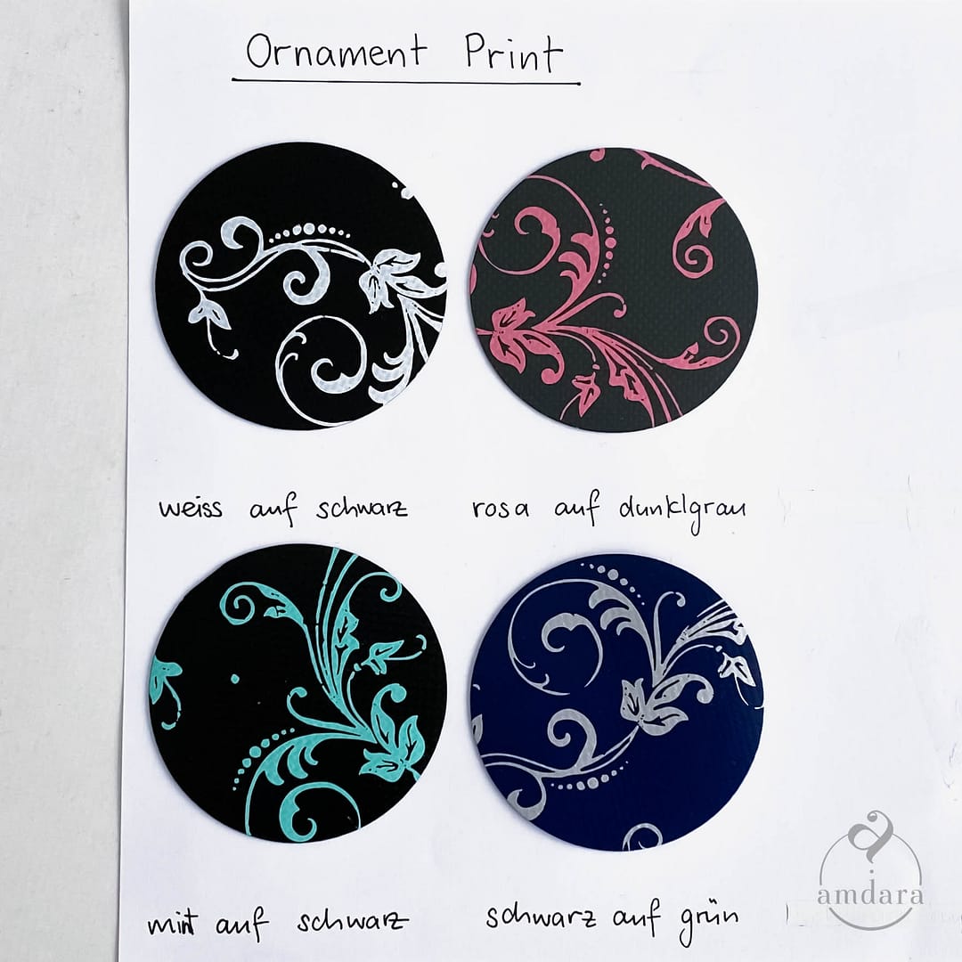 Musterkarten Ornament Print
