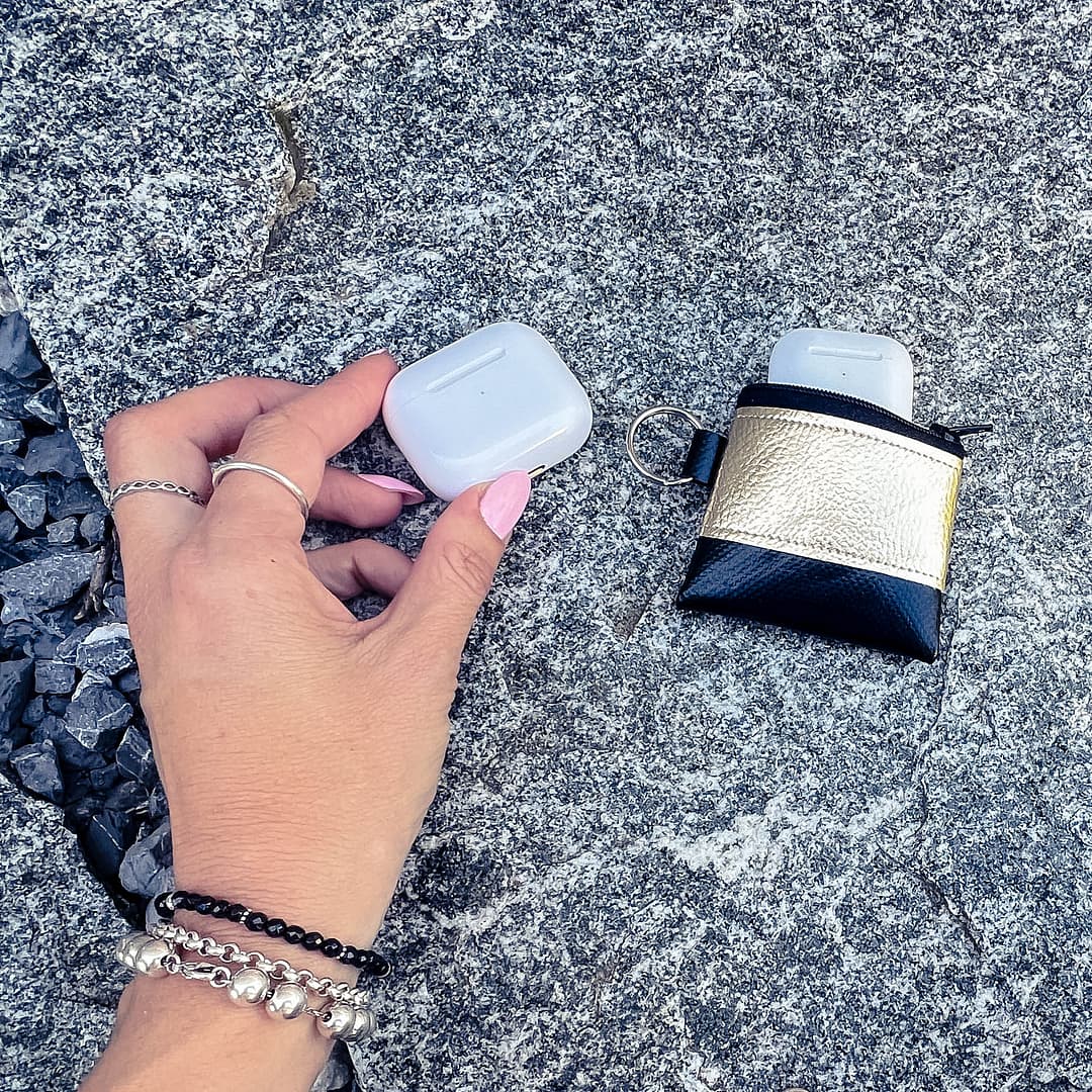 M&uuml;nzanh&auml;nger, Kopfh&ouml;rer T&auml;schchen, AirPod T&auml;schchen, Notfall T&auml;schchen mini, Schl&uuml;sselanh&auml;nger