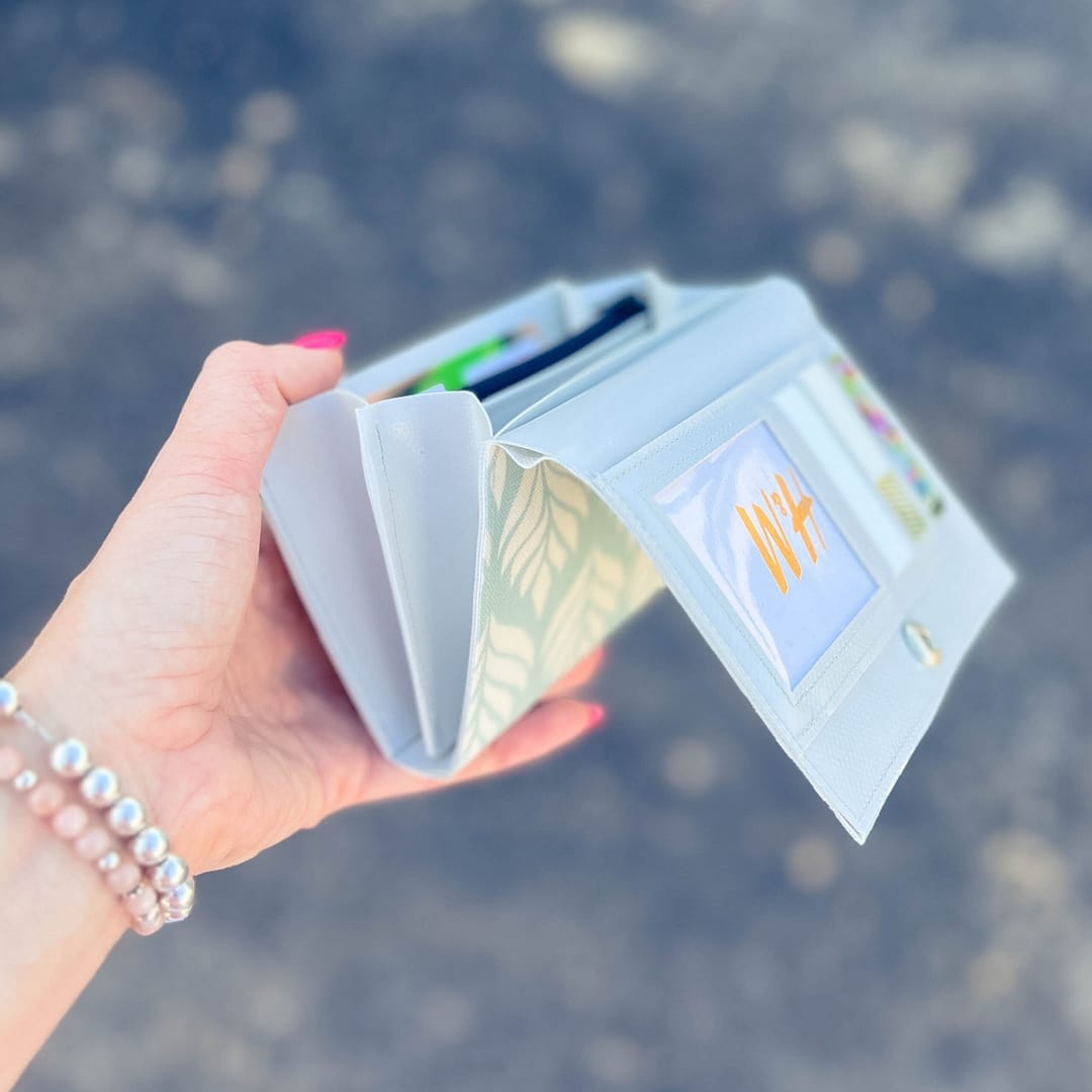 Portemonnaie, mittelgrosses Portmonee aus Blache