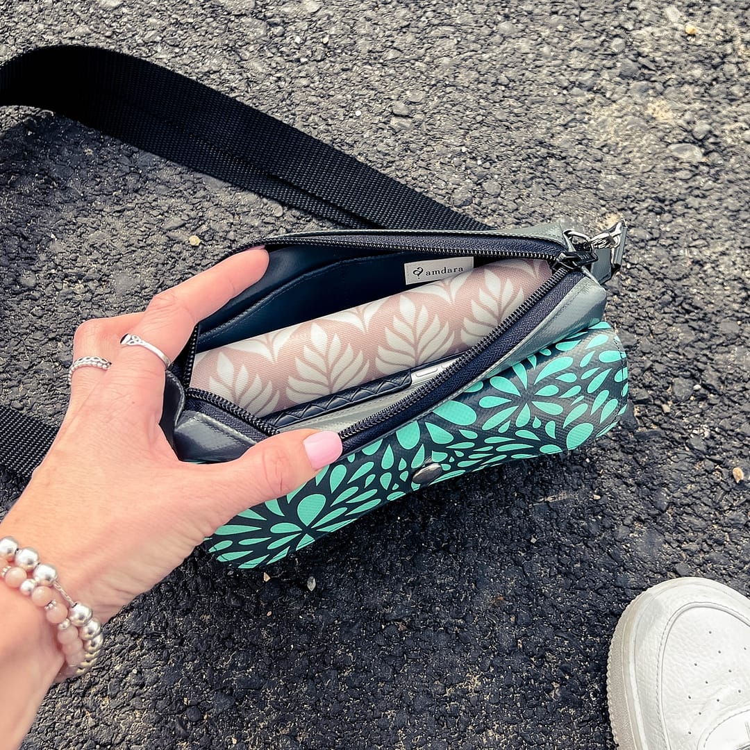 Bauchtasche, Crossbody Bag, Umhängetasche, Gürteltasche aus Blache