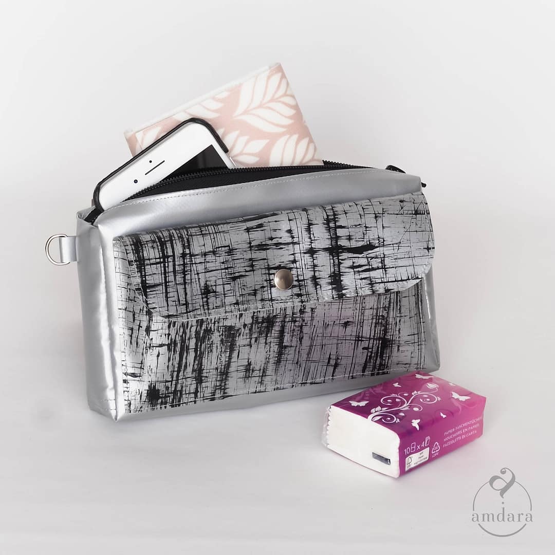 Bauchtasche, Crossbody Bag, Umhängetasche, Gürteltasche aus Blache