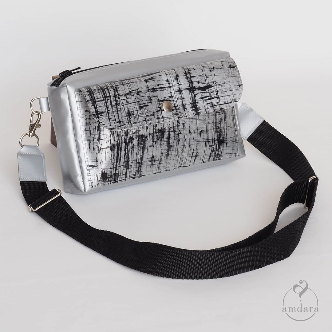 Bauchtasche, Crossbody Bag, Umhängetasche, Gürteltasche aus Blache