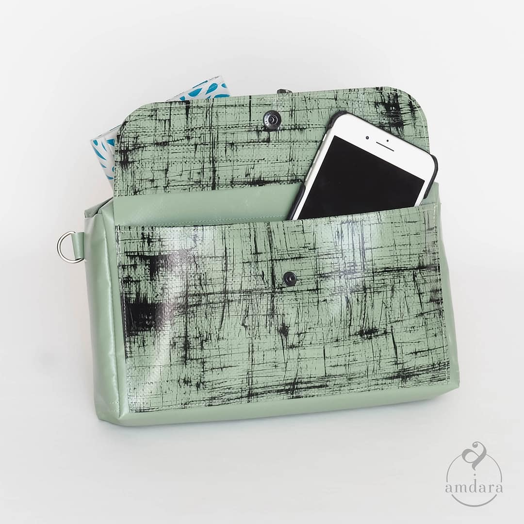 Bauchtasche, Crossbody Bag, Umhängetasche, Gürteltasche aus Blache