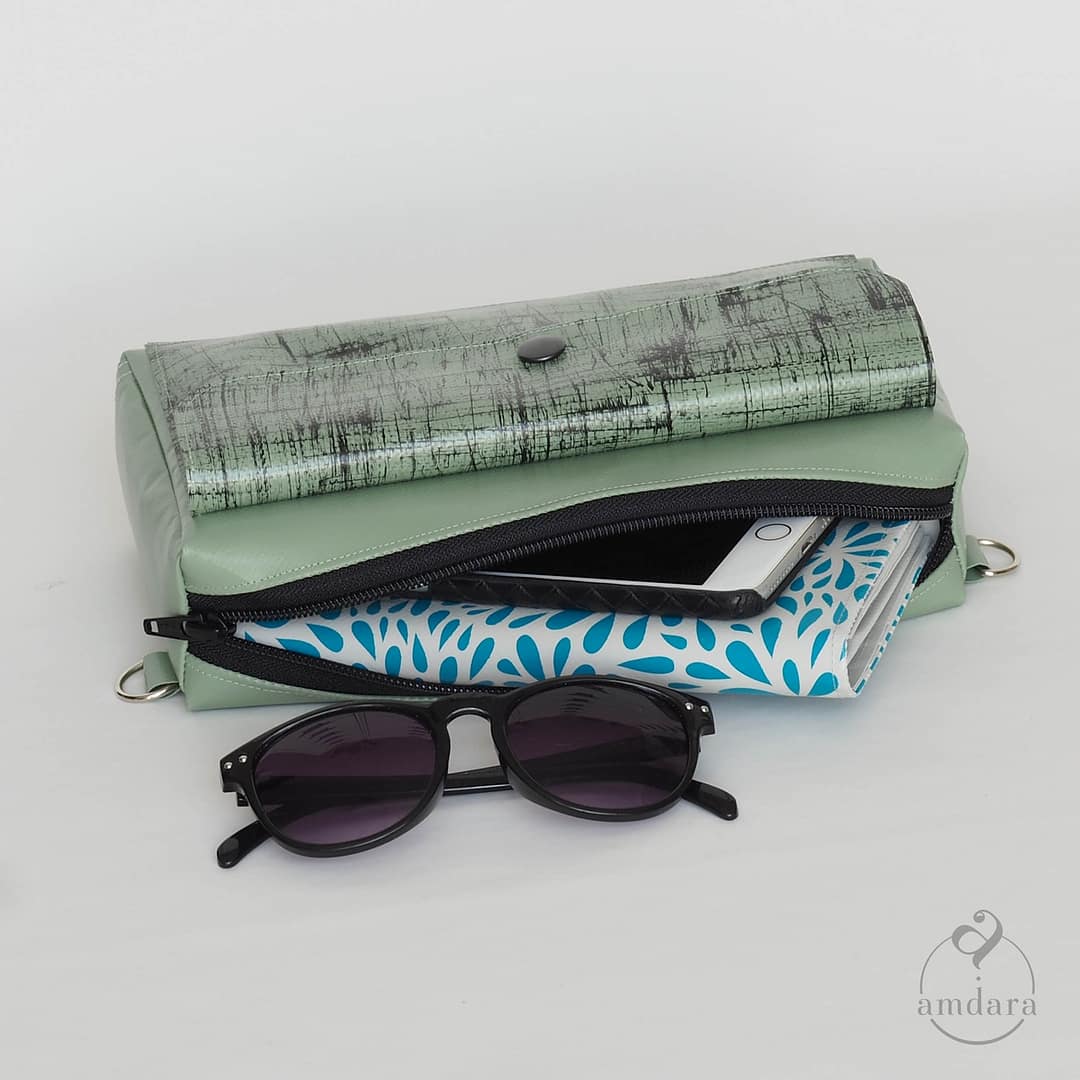 Bauchtasche, Crossbody Bag, Umhängetasche, Gürteltasche aus Blache