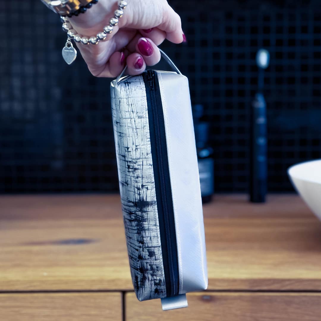 Boxi Täschchen für elektrische Zahnbürste, Stiftetui aus Blache