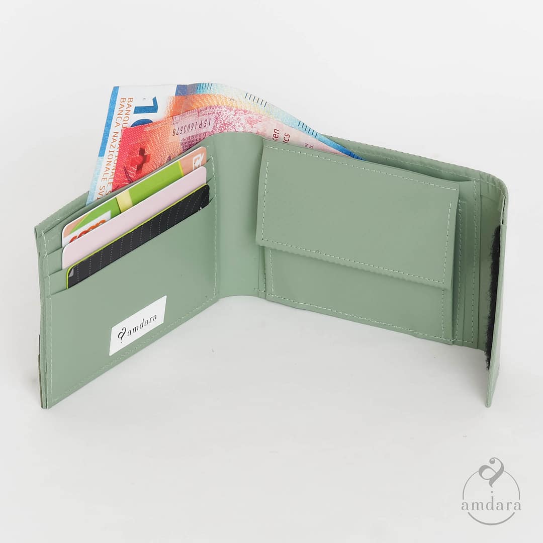 Portmonee aus Blache, kleines Portmonee für Herren, Teenager und Kinder