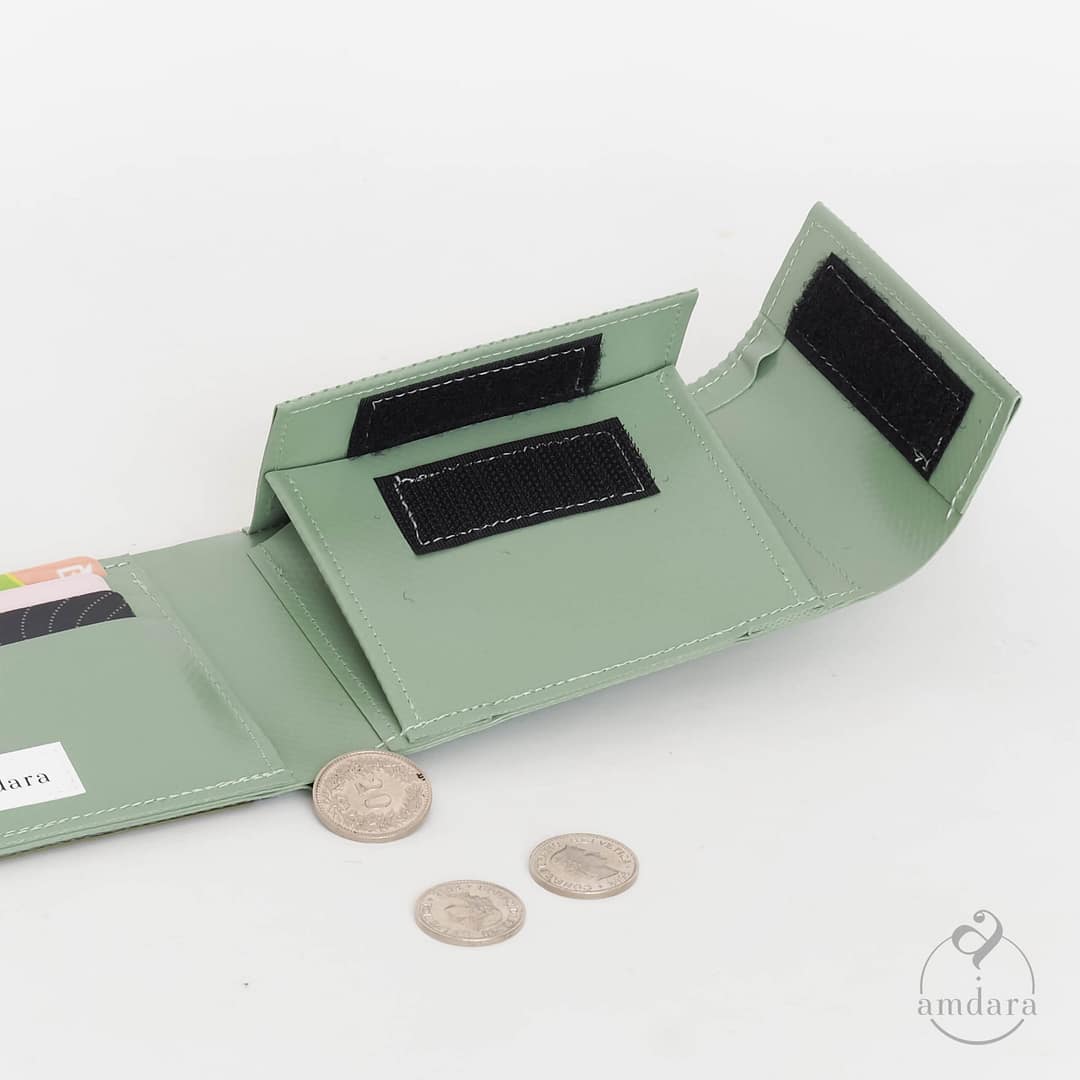 Portmonee aus Blache, kleines Portmonee für Herren, Teenager und Kinder