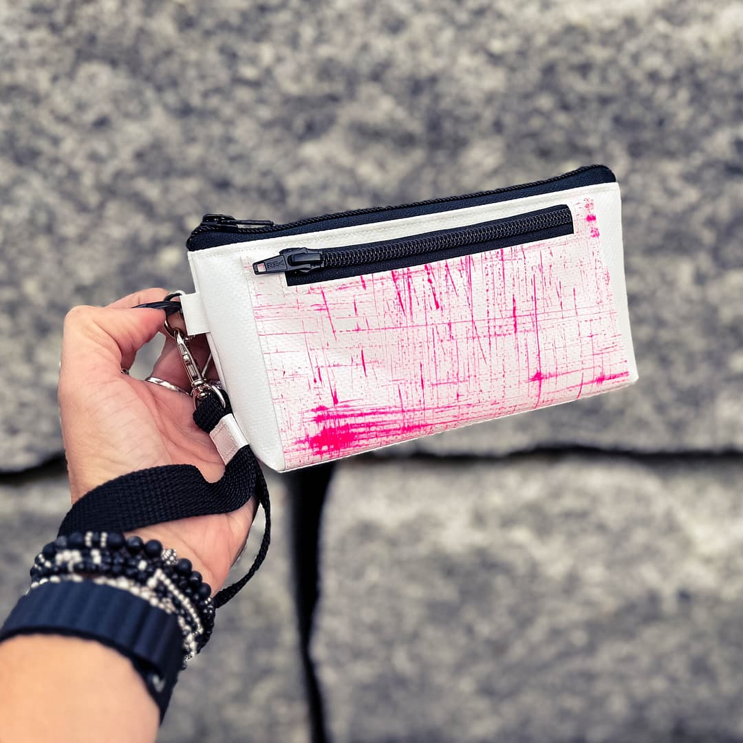 Wertsachentäschchen, Mini Taschenorganizer aus Blache