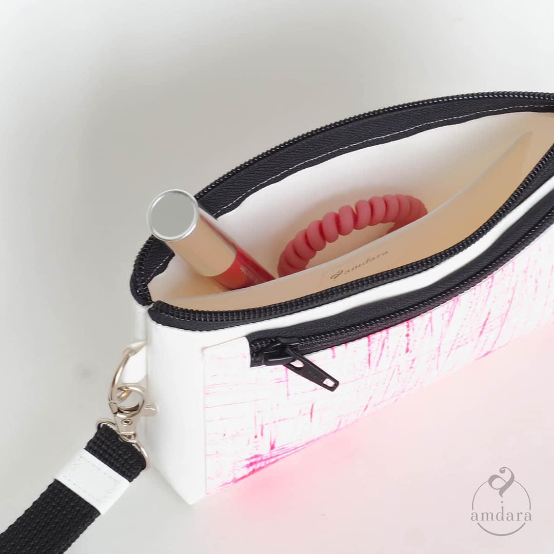 Wertsachentäschchen, Mini Taschenorganizer aus Blache