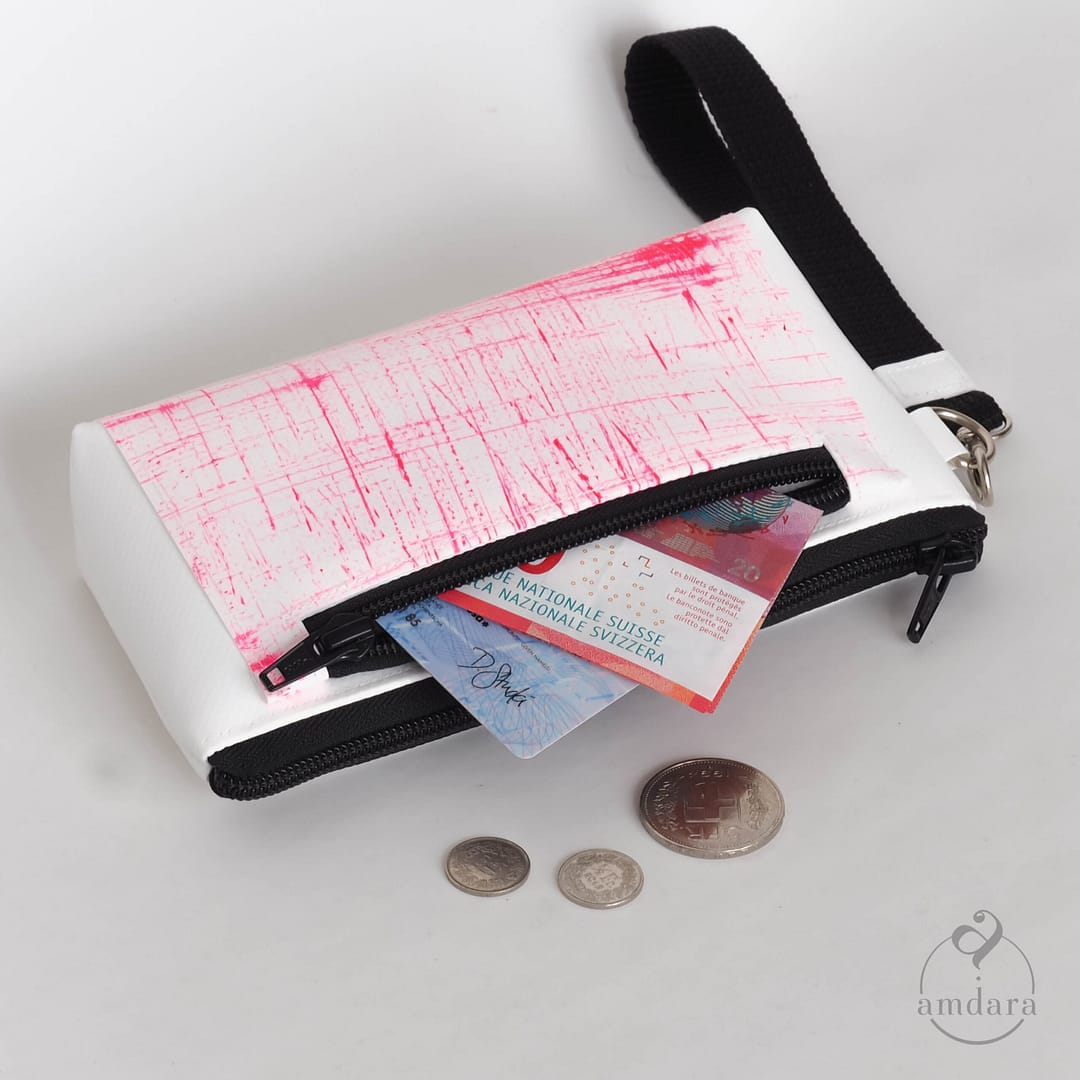 Wertsachentäschchen, Mini Taschenorganizer aus Blache