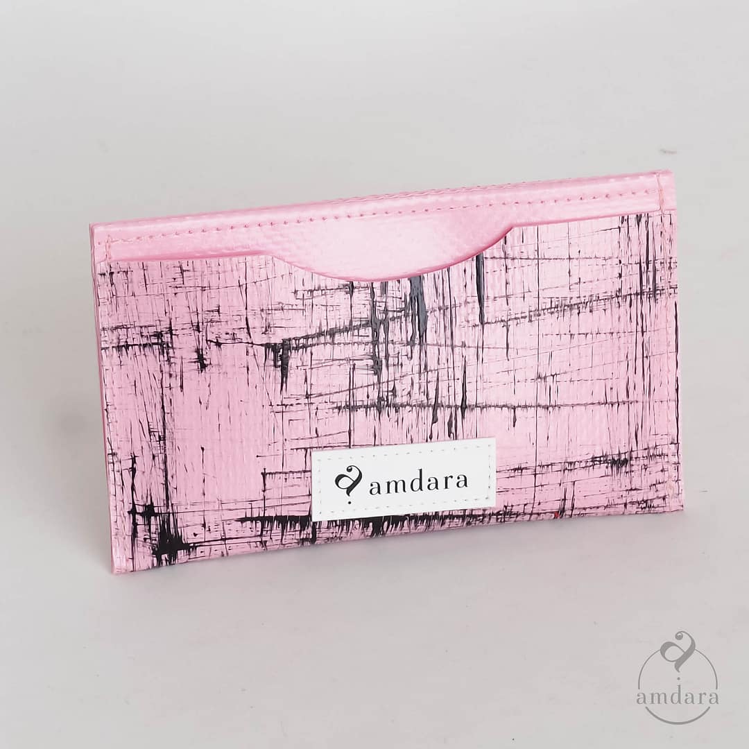 Kartenetui Minimal, Kreditkarten Portemonnaie, minimalistisches Portmonee, handmade aus Blache by amdara