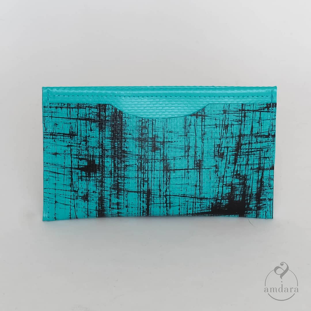 Kartenetui Minimal, Kreditkarten Portemonnaie, minimalistisches Portmonee, handmade aus Blache by amdara