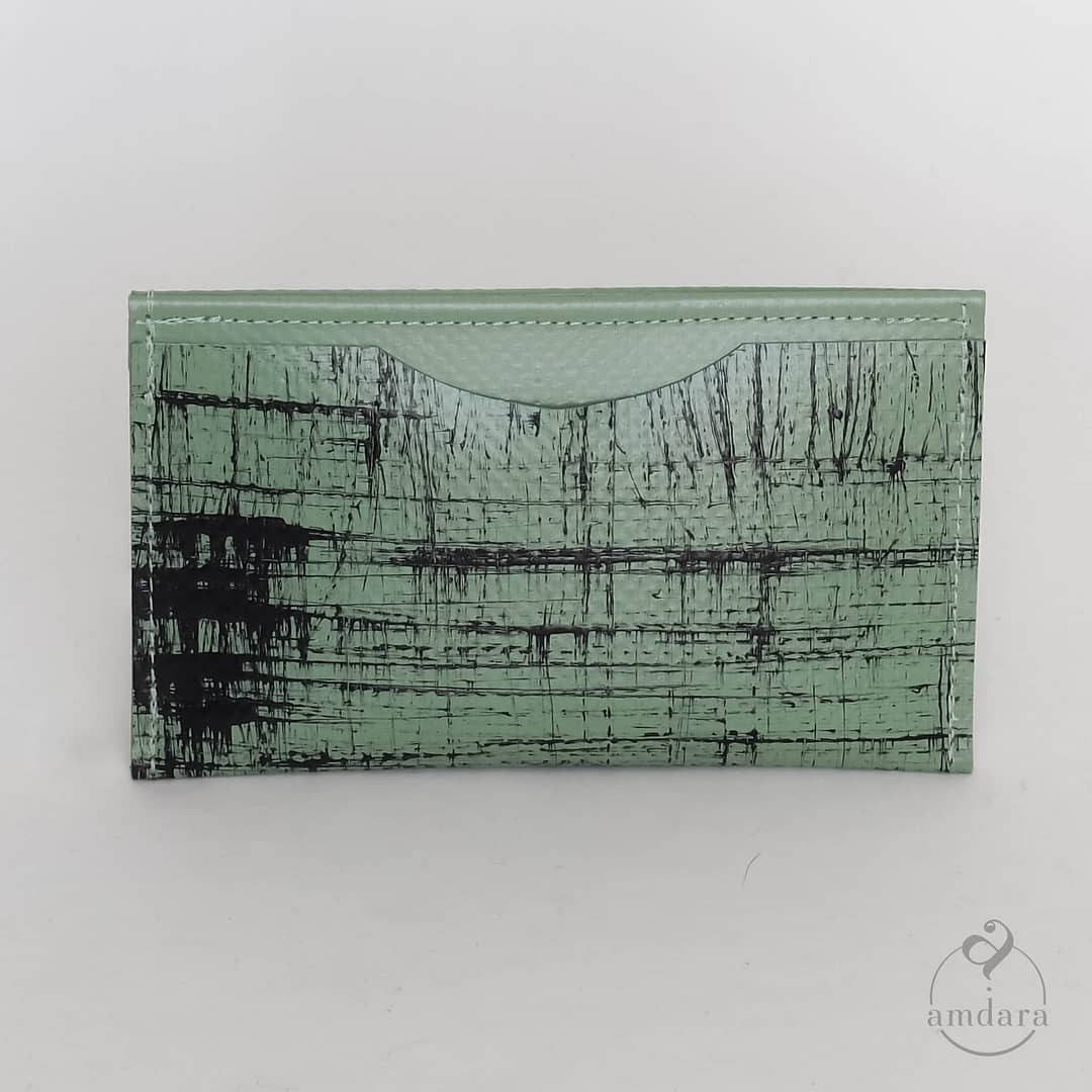 Kartenetui Minimal, Kreditkarten Portemonnaie, minimalistisches Portmonee, handmade aus Blache by amdara