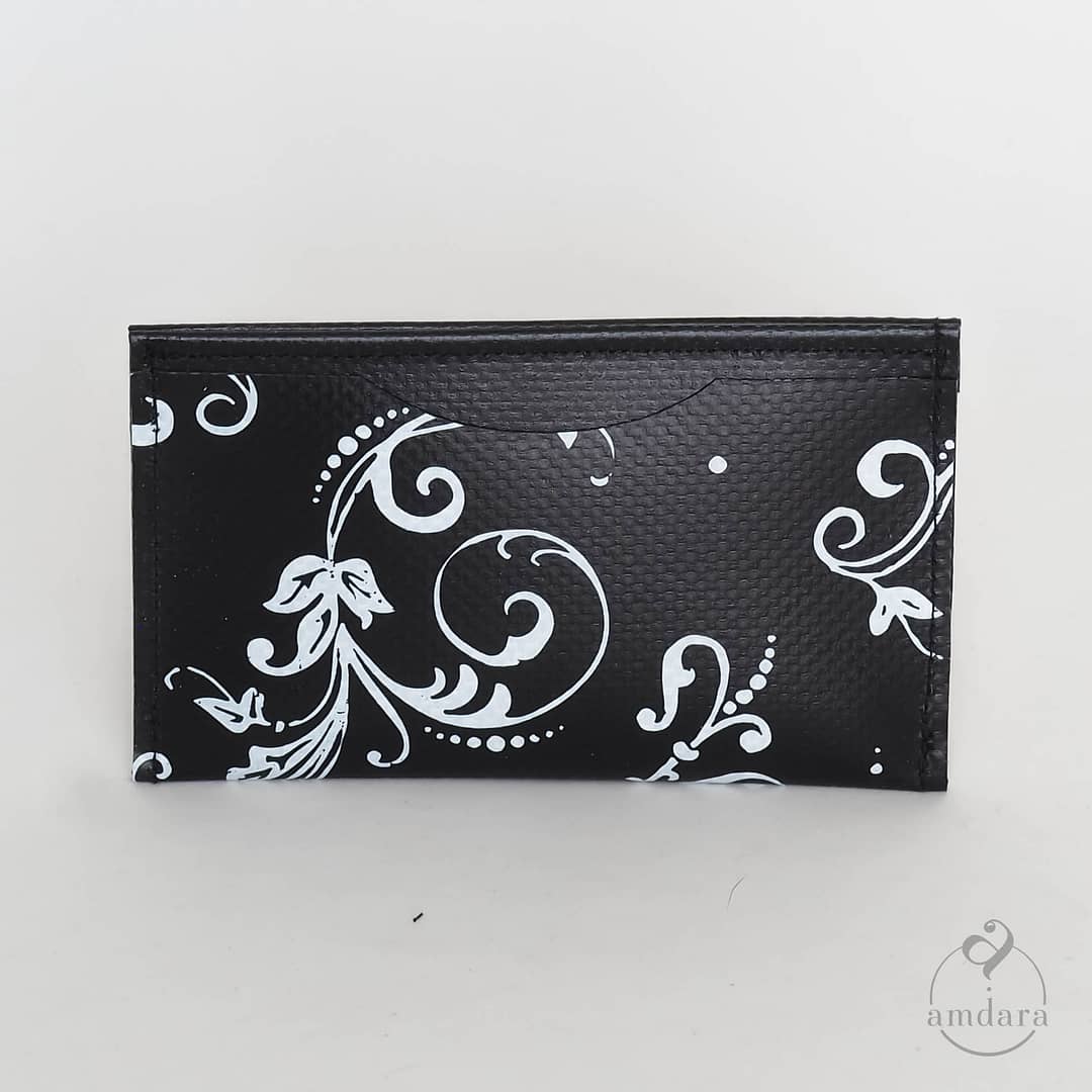 Kartenetui Minimal, Kreditkarten Portemonnaie, minimalistisches Portmonee, handmade aus Blache by amdara