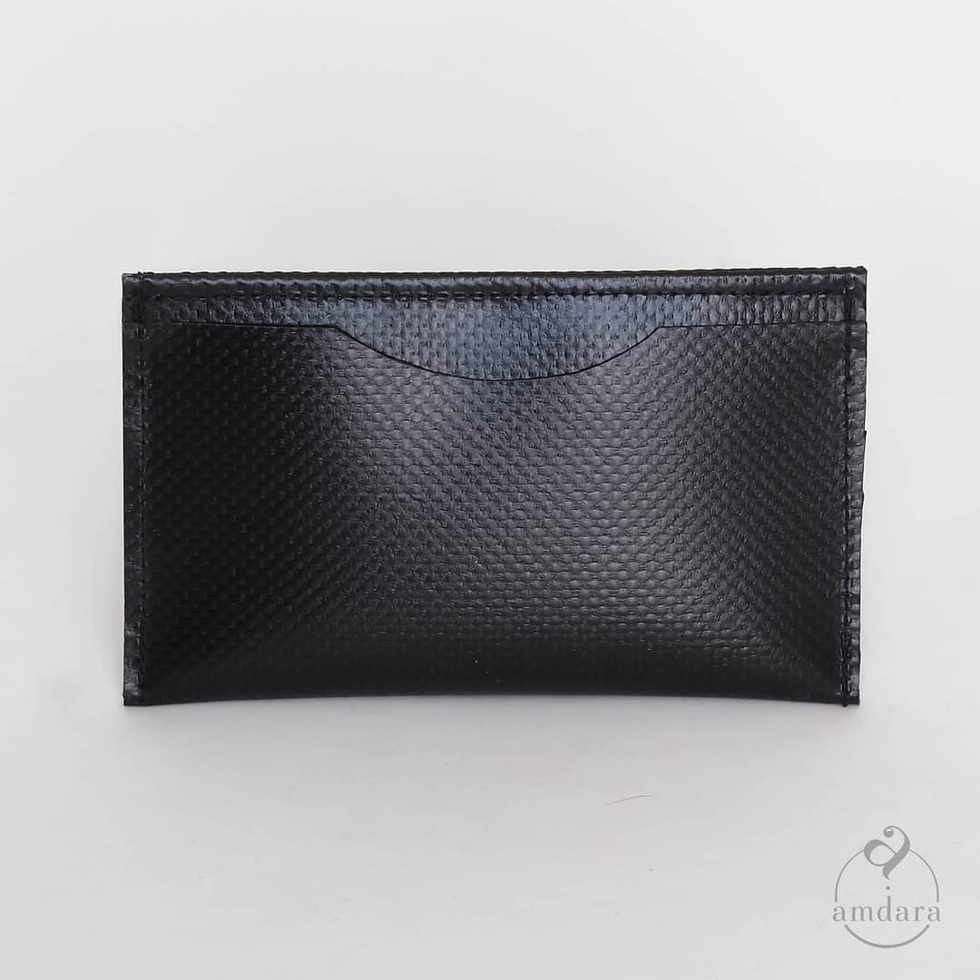 Kartenetui Minimal, Kreditkarten Portemonnaie, minimalistisches Portmonee, handmade aus Blache by amdara
