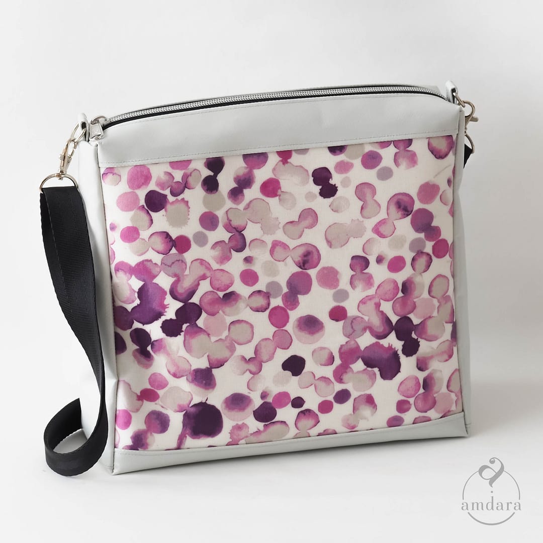 Mittelgrosse Handtasche, Umhängetasche, Crossbodybag, Schultertasche aus Blache