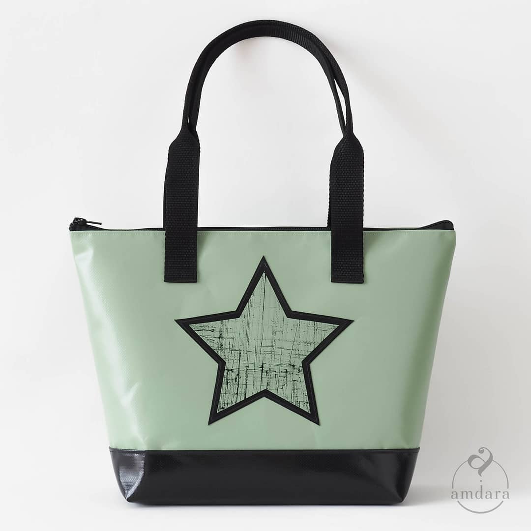 Shopper klein, Handtasche, Einkaufstasche, Lunchtasche aus Blache