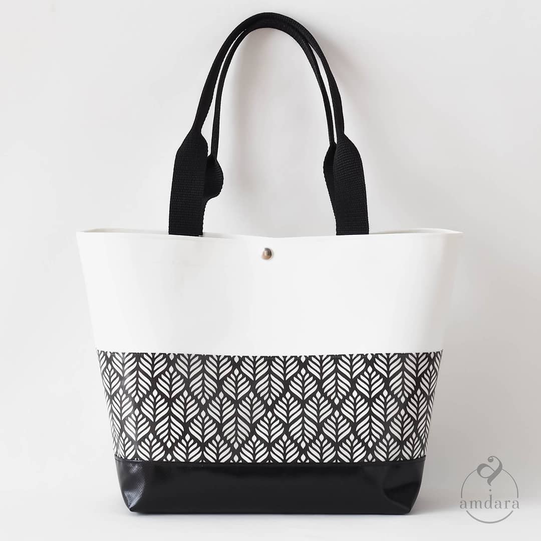 Shopper klein, Handtasche, Einkaufstasche, Lunchtasche aus Blache