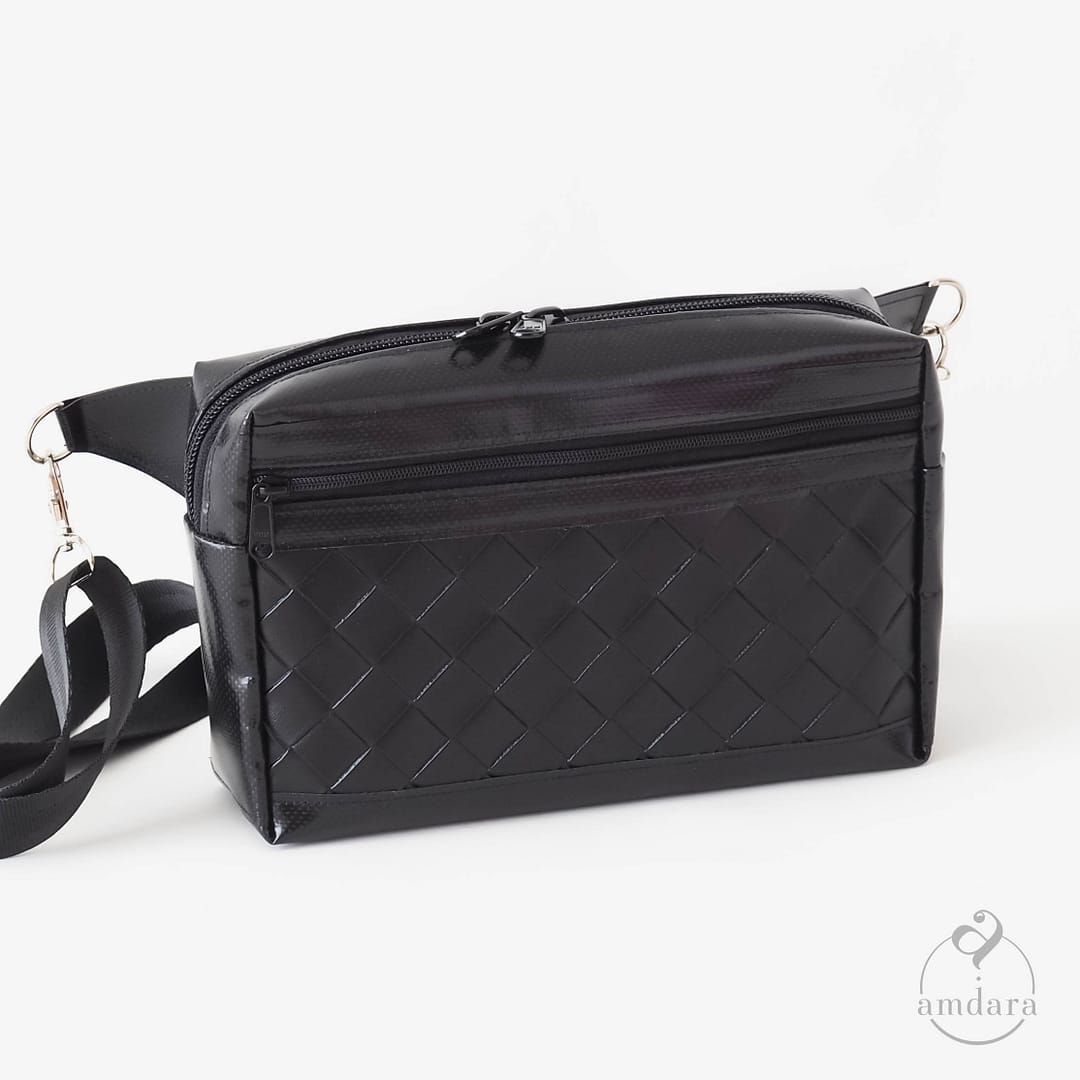 Grosse Bauchtasche, Crossbodytasche aus Blache