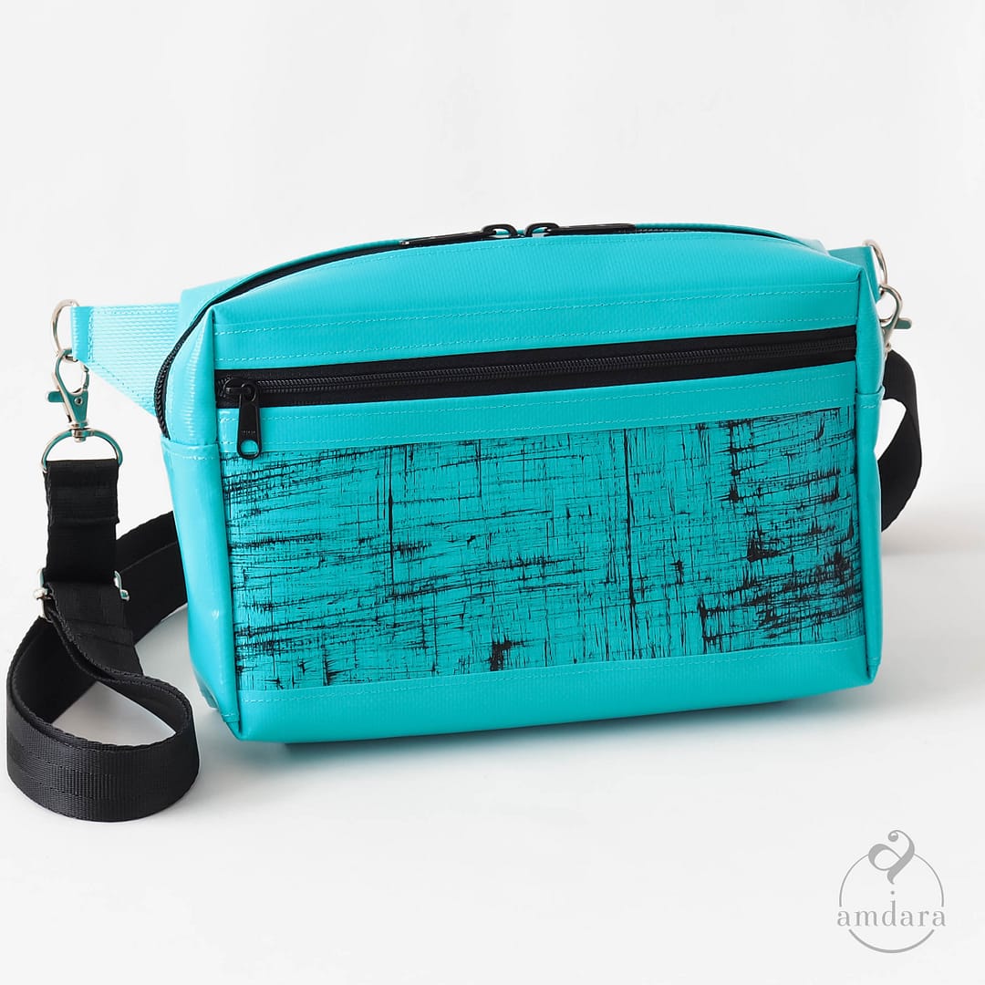 Grosse Bauchtasche, Crossbodytasche aus Blache