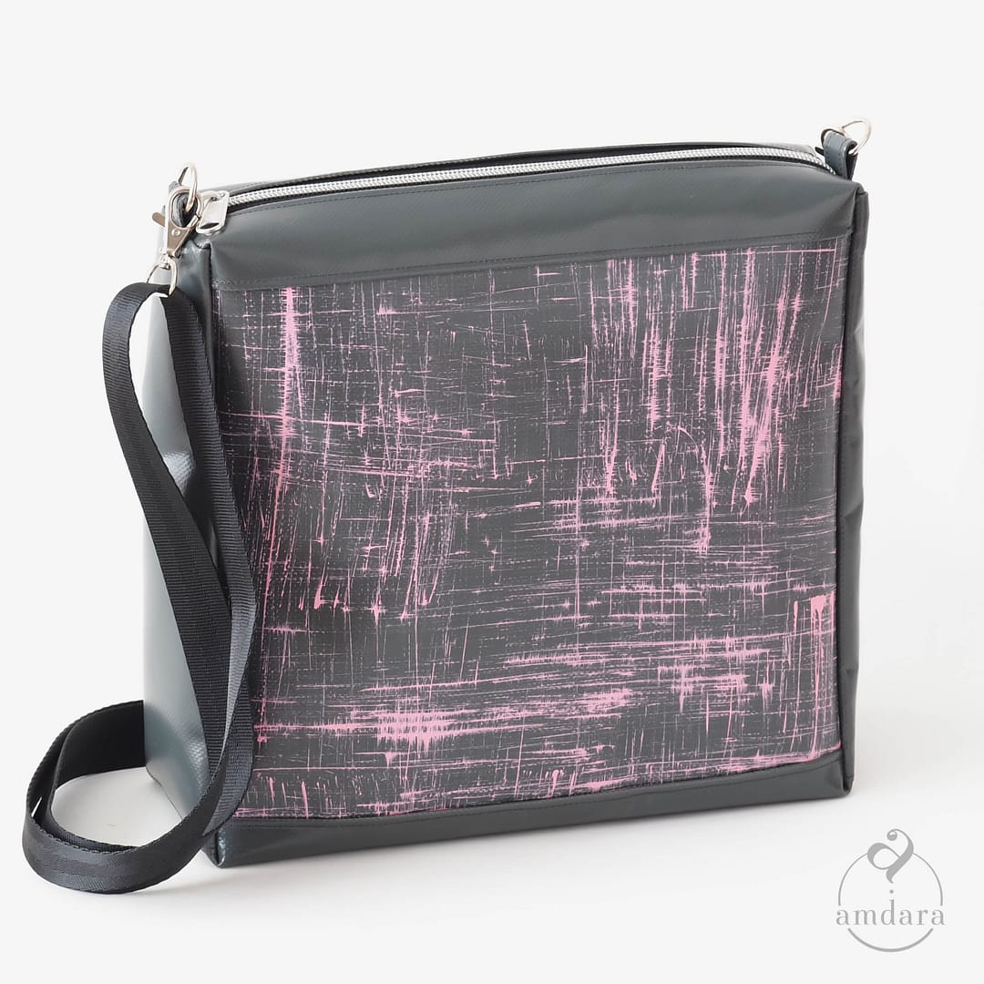 Mittelgrosse Handtasche, Umhängetasche, Crossbodybag, Schultertasche aus Blache