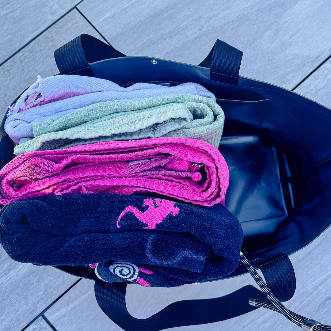 Shopper Tasche Maxi, XL Tasche, grosse Badetasche, Einkaufstasche aus Blache