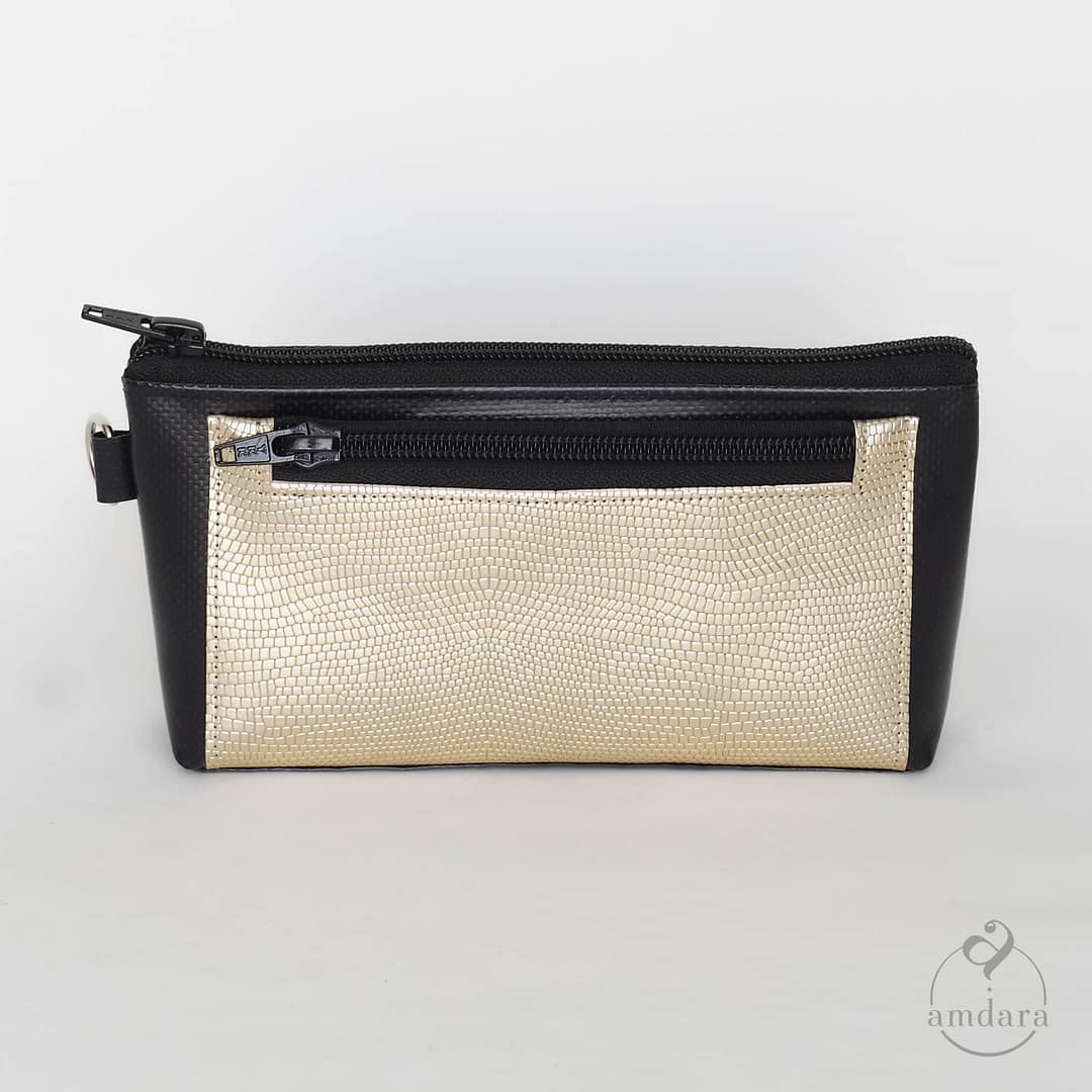 Wertsachentäschchen, Mini Taschenorganizer aus Blache - Leo