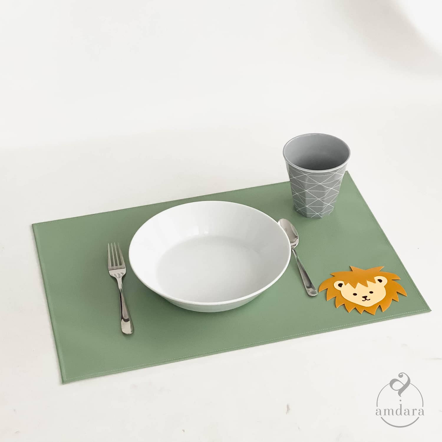 Tischset für Kinder aus Blache, personalisierbar