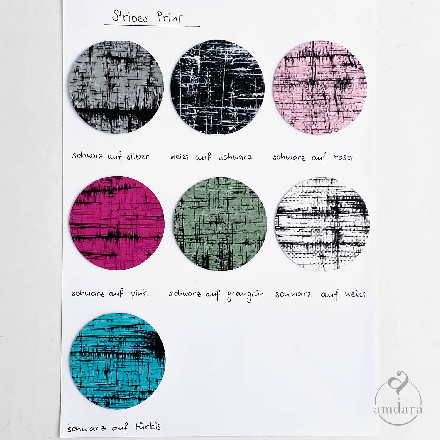 Farbauswahl Stripes Print