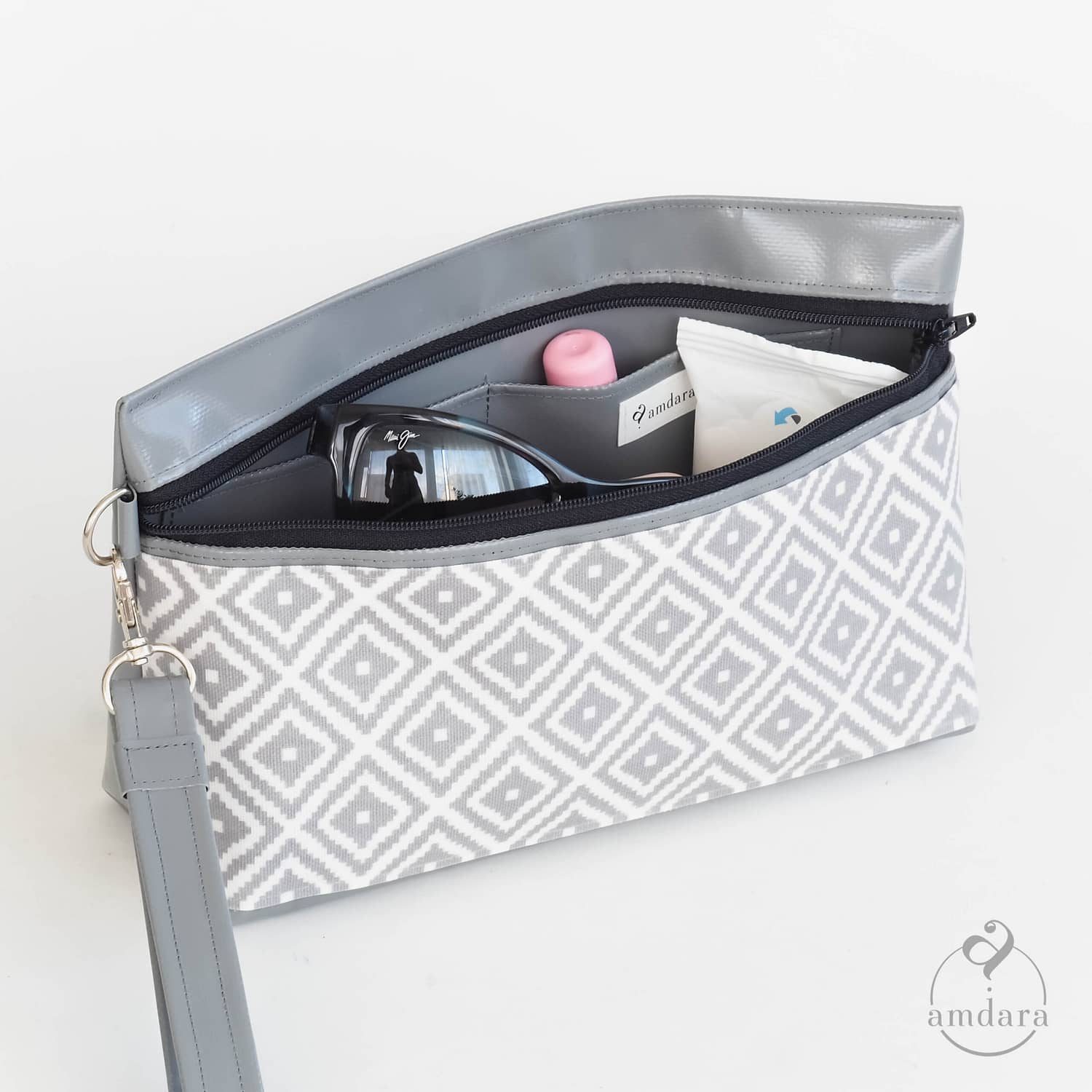 Baditäschchen, Necessaire aus Blache