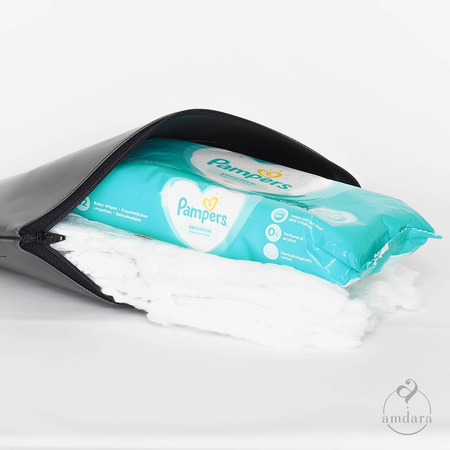 Täschchen für Krimskramts, Dokumente, Windeln, Wechselkleider. Wetbag, Wickeletui aus Blache.