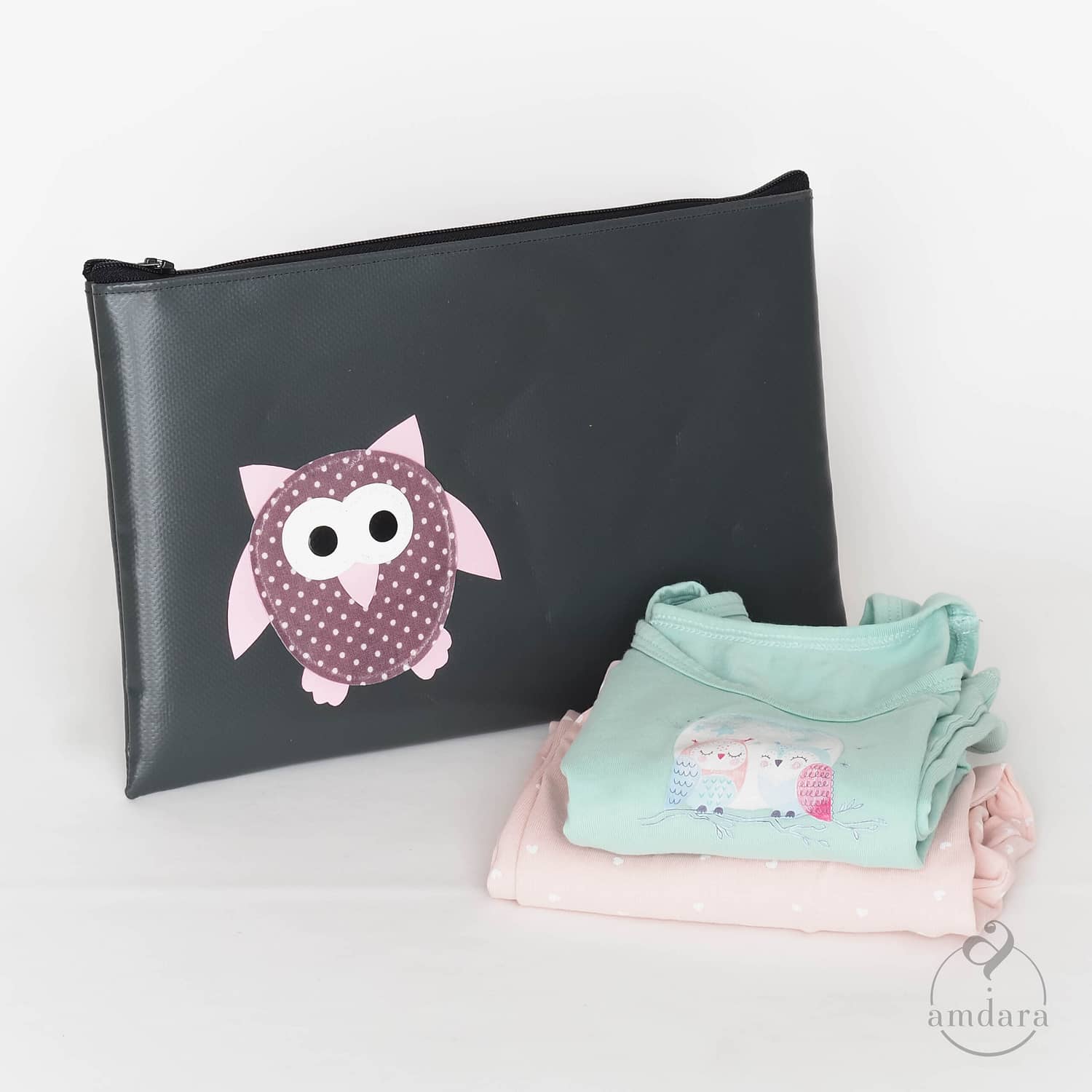 Täschchen für Krimskramts, Dokumente, Windeln, Wechselkleider. Wetbag, Wickeletui aus Blache.