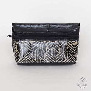 Mini Necessaire, Kosmetiktasche, Krimskrams Täschchen, Hygiene Täschchen, auswaschbar, aus Blache